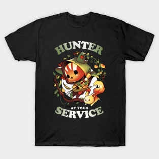 Hunter's Call - Cute Cat Gamer T-Shirt